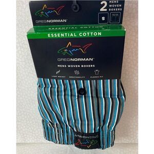 GREG NORMAN Mens Small 2 Pair Woven Boxers